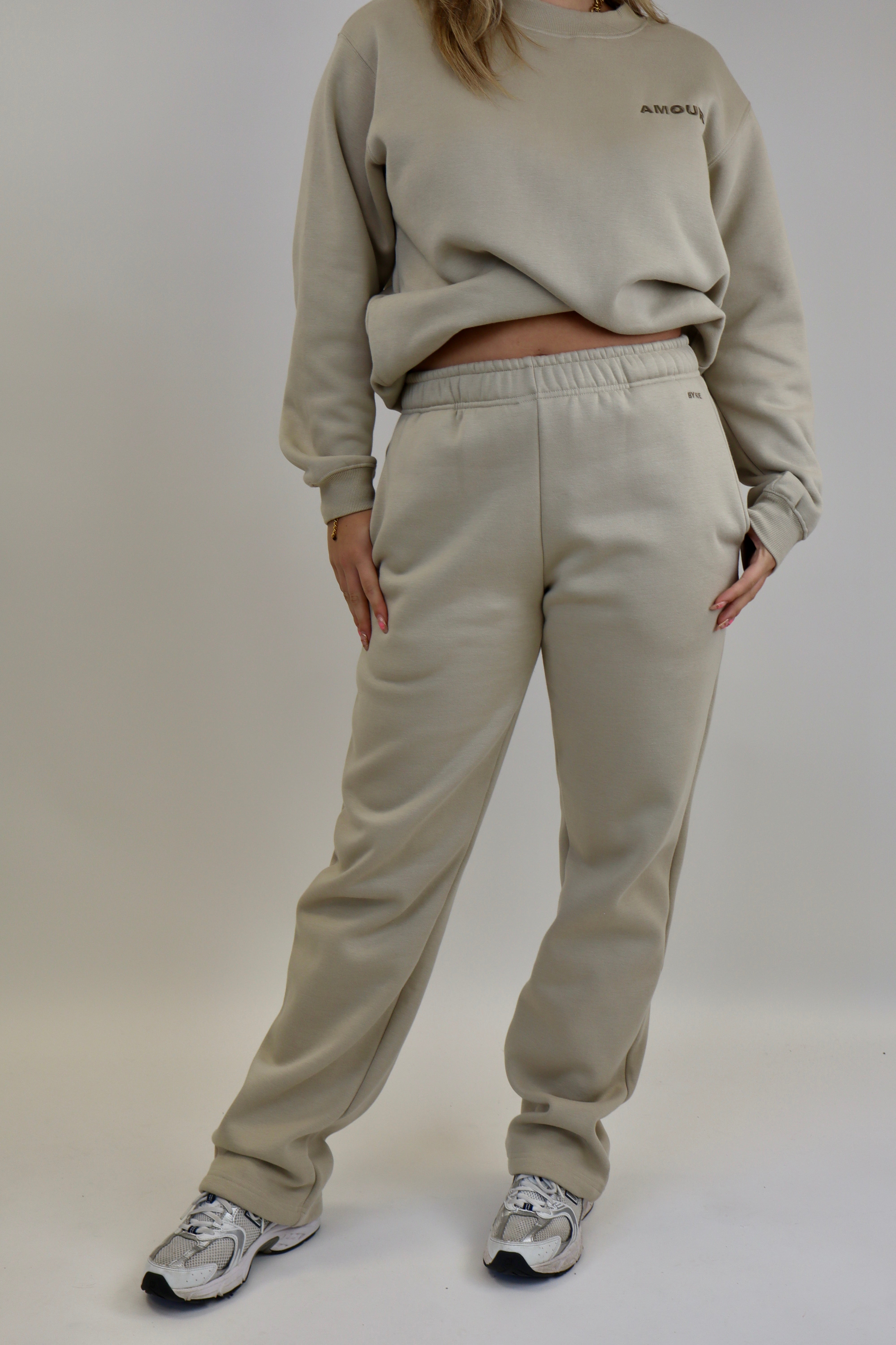 By Kie Jogger - Taupe