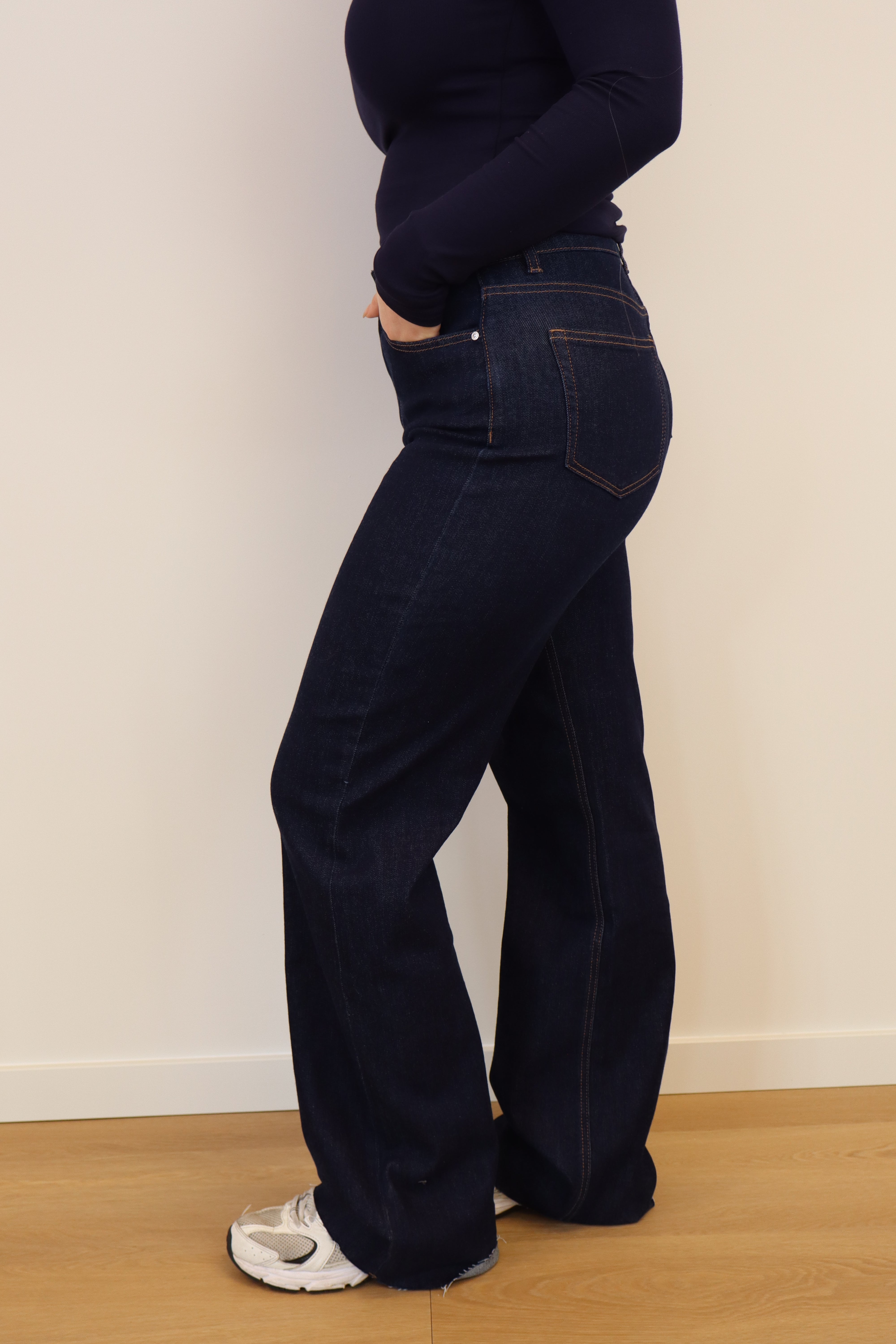 Madelon Tall Wide Leg Jeans W3616-17 - Dark Denim