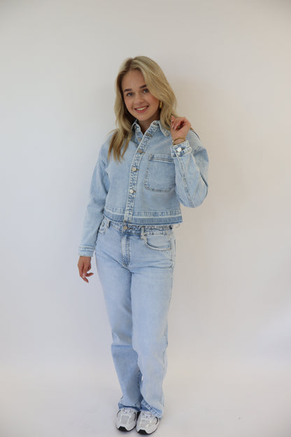 Tall Wide Leg Jeans Denim | W3788