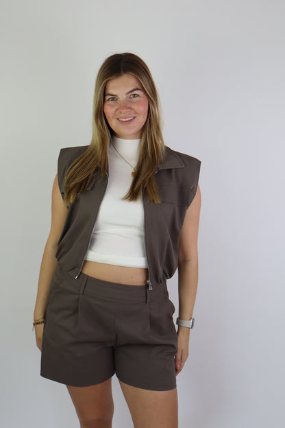 Emma Short Taupe