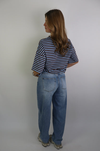 Laulia Balloon Jeans Denim T6071-1