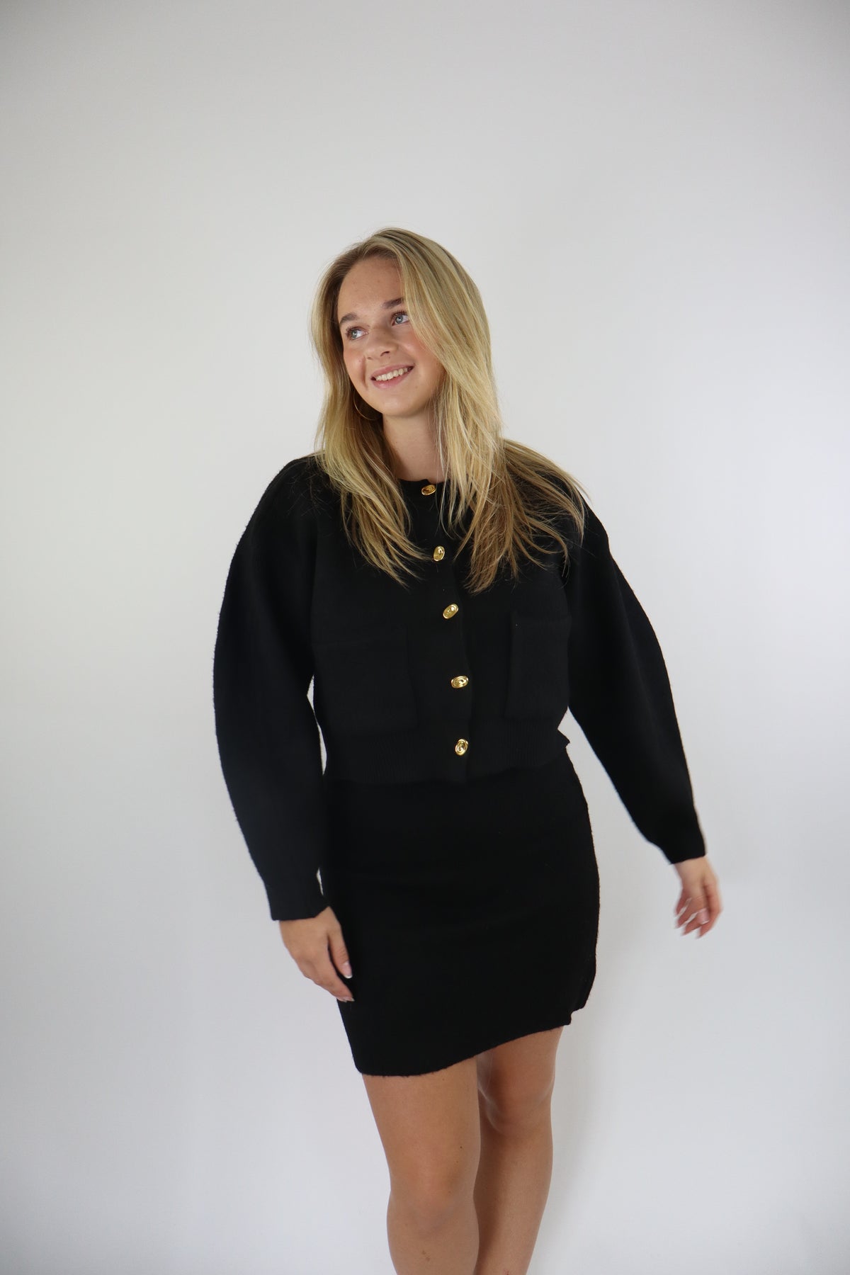 Odette Two Piece Set Black