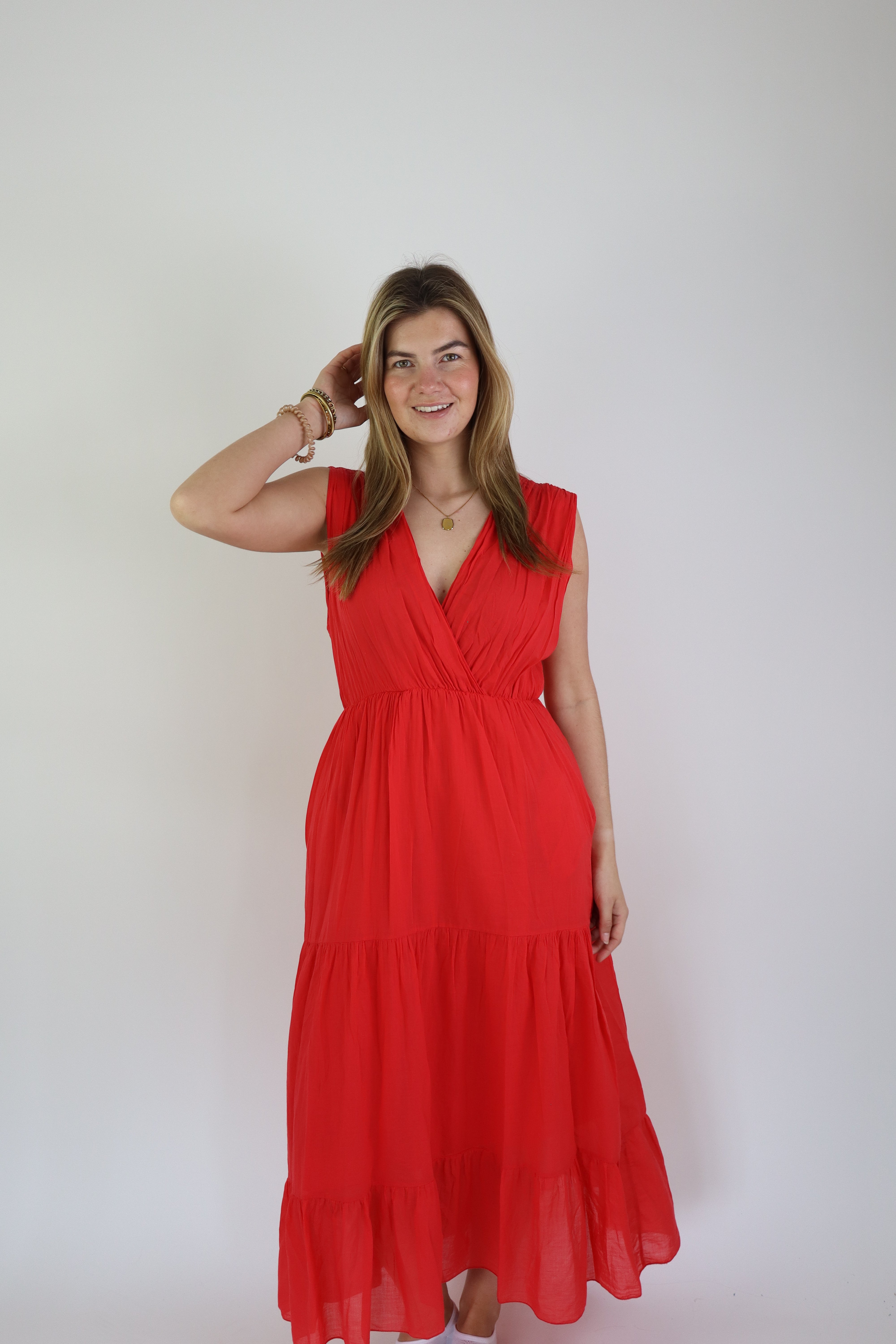 Maeve Maxi Dress Red