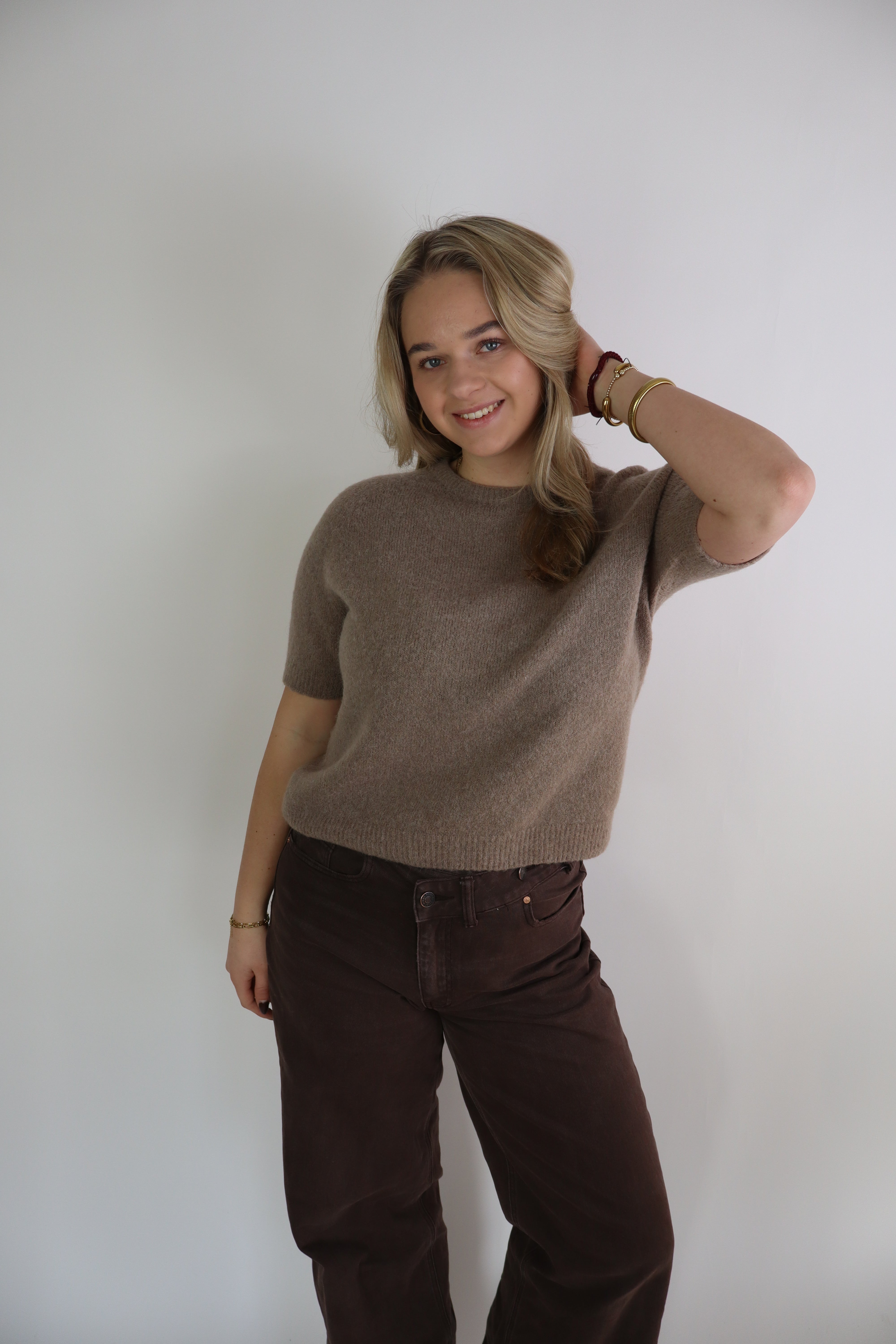Alpaca Basic Top Taupe