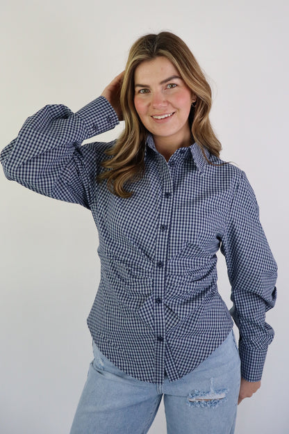 LISA BLOUSE BLUE
