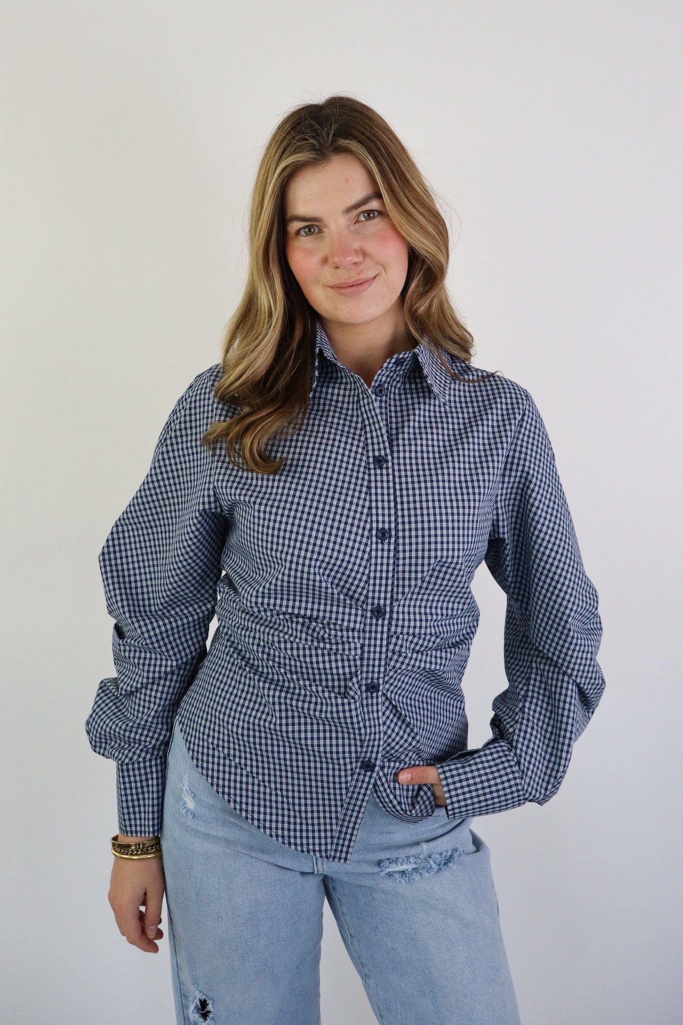 LISA BLOUSE BLUE