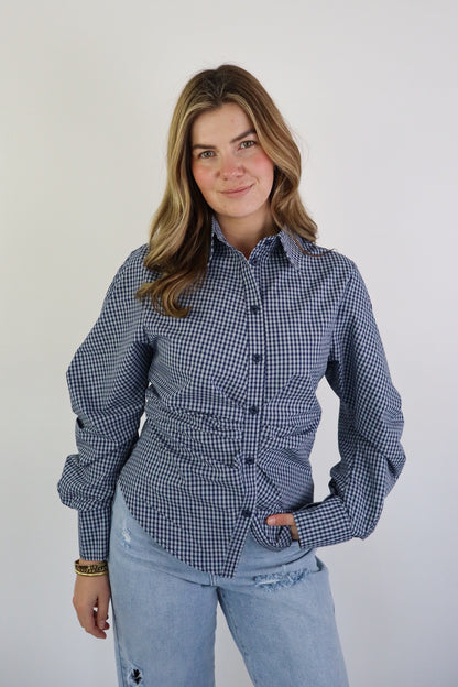 LISA BLOUSE BLUE