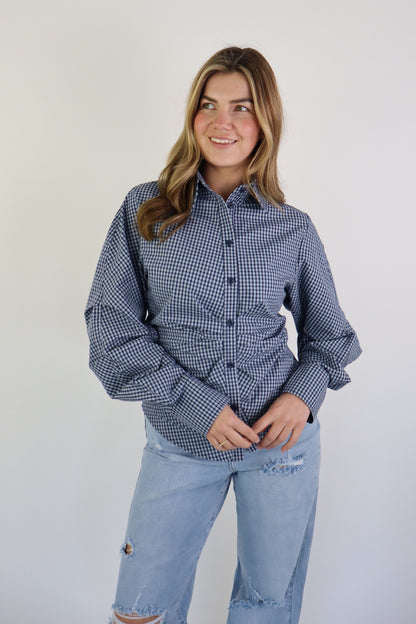 LISA BLOUSE BLUE