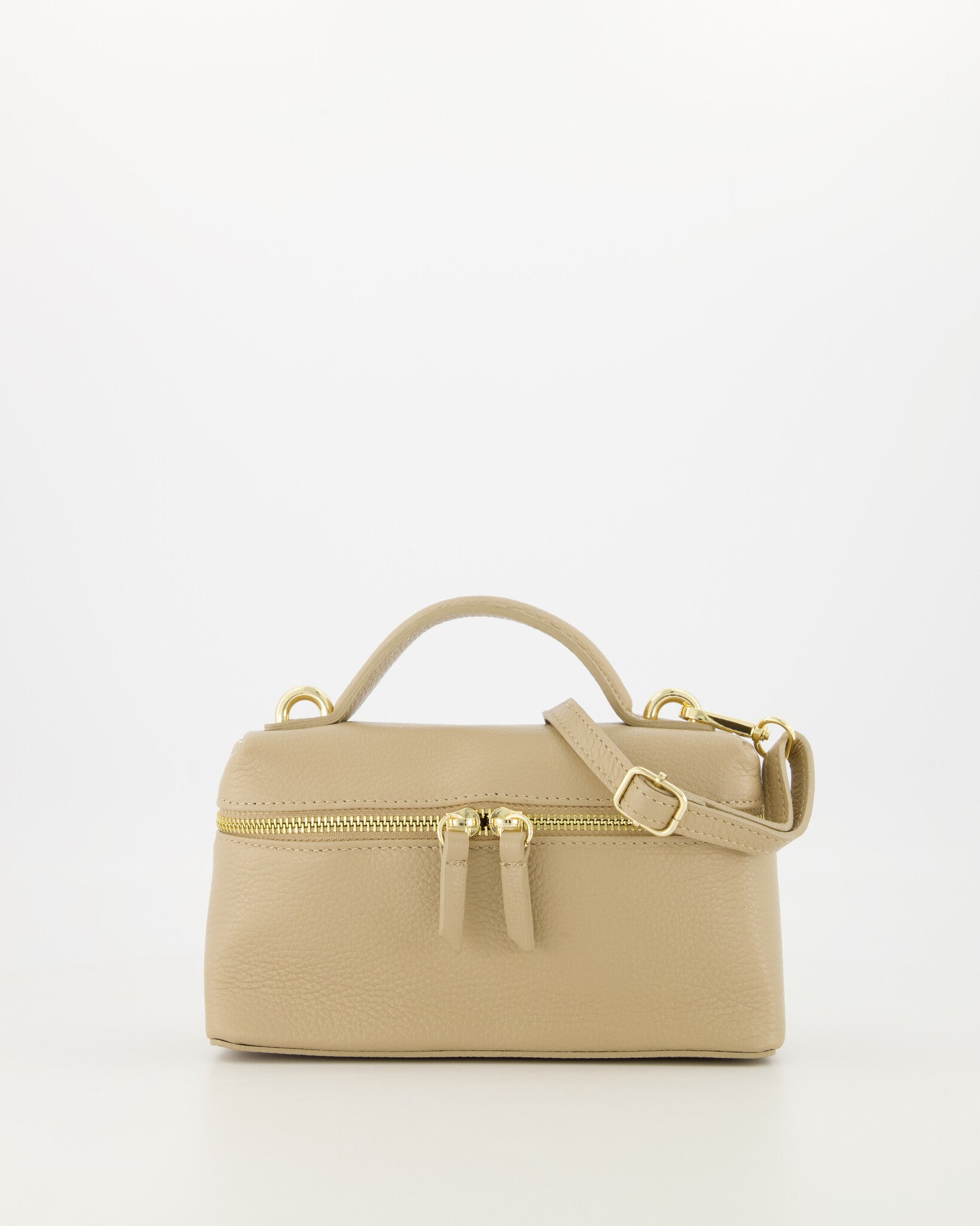 Lori Leather Bag Beige