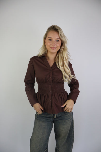 Anouk Blouse Bruin