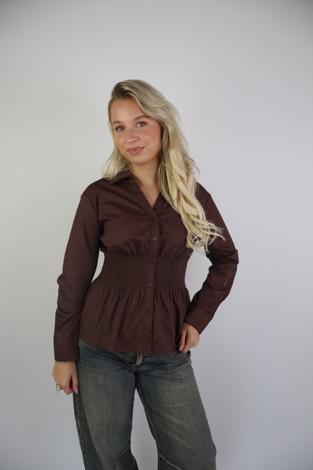 Anouk Blouse Bruin