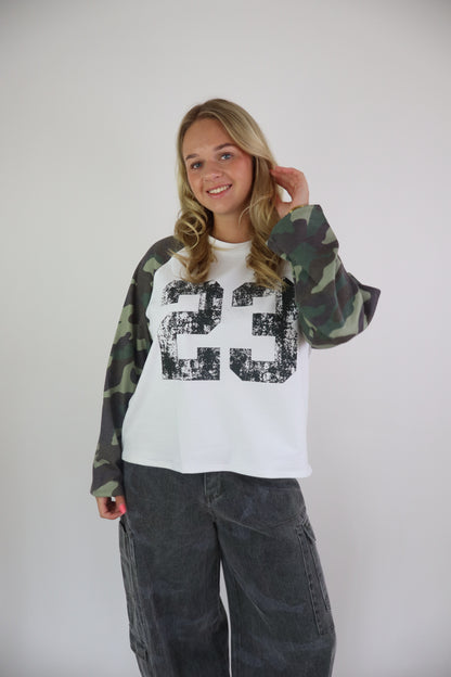 Ambika Army Longsleeve 23 White