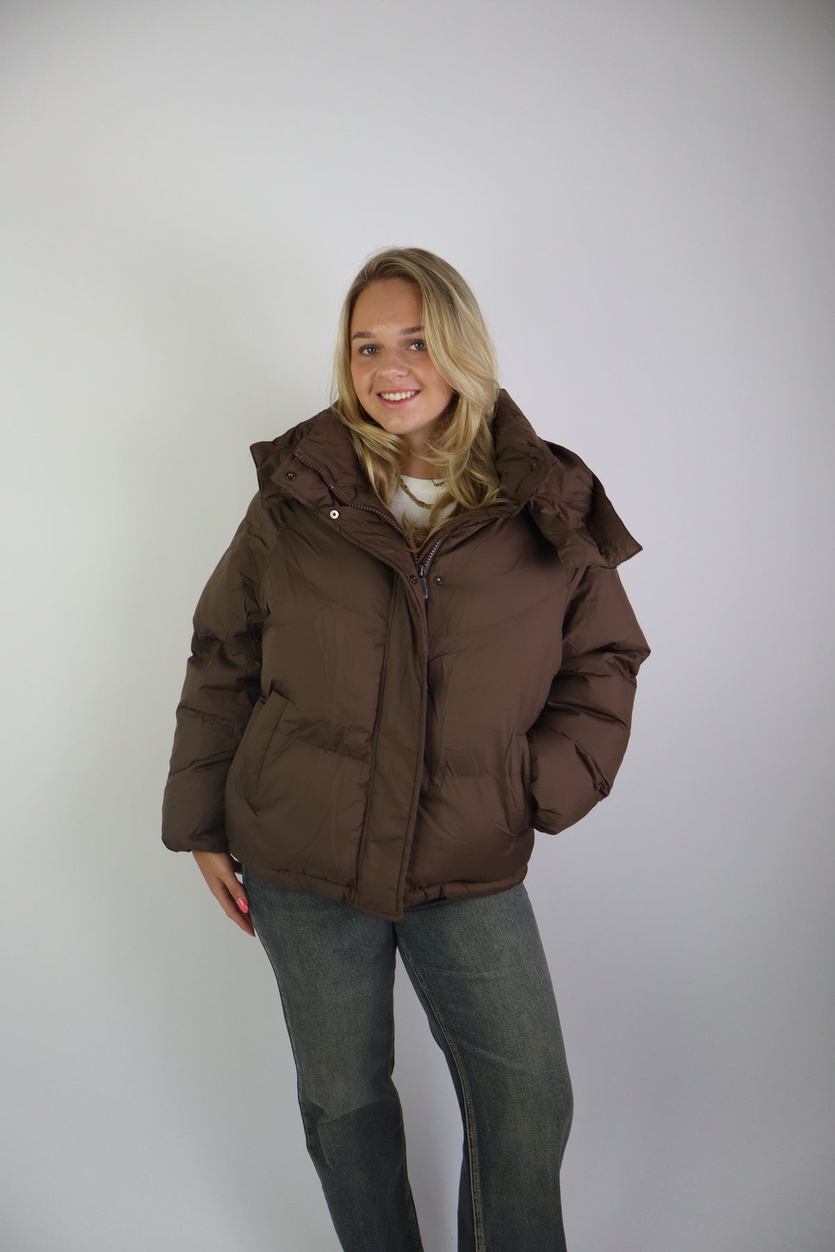Shirley Puffer Jacket Brown