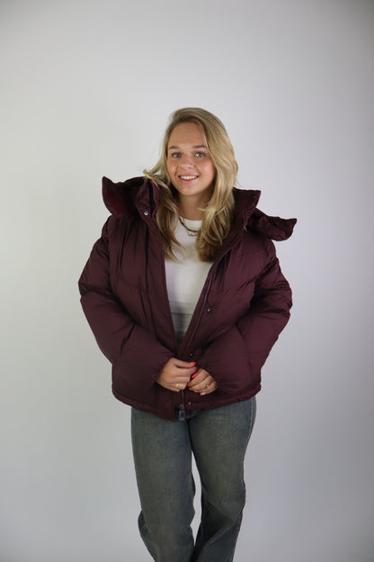 Shirley Puffer Jacket Bordeaux