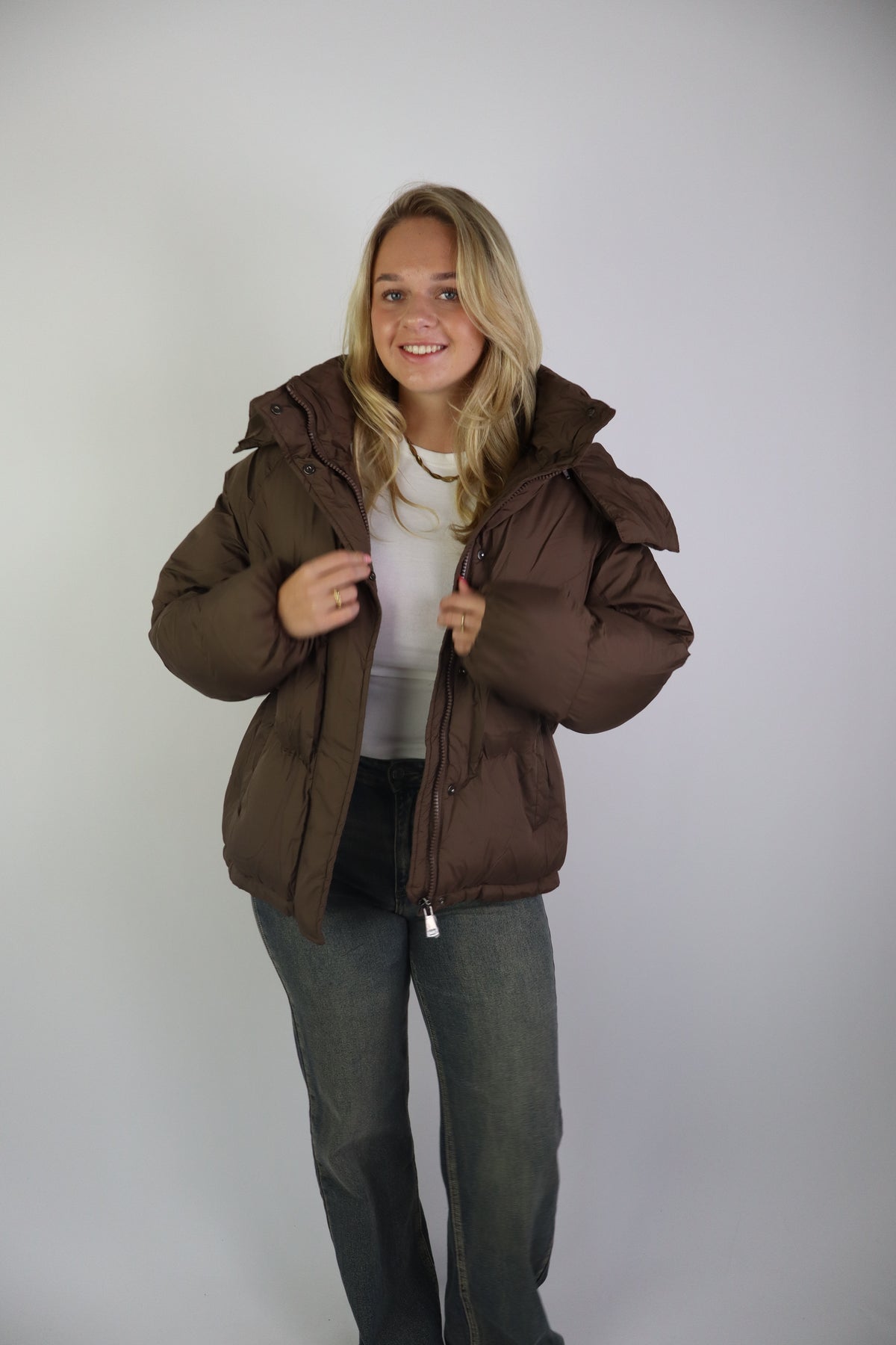 Shirley Puffer Jacket Brown